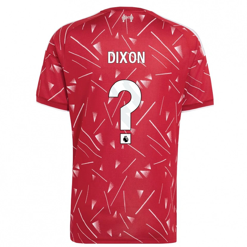 Danxen Homem Camisola Joseph Dixon #0 Branco Vermelho Principal 2026/27 Camisa Brasil