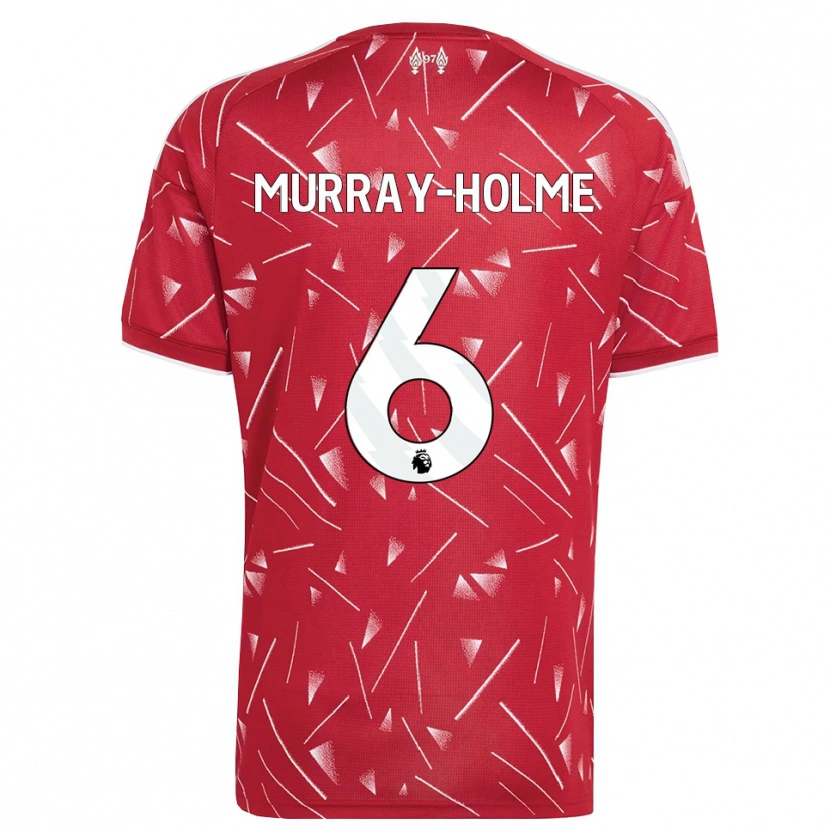 Danxen Homem Camisola Haydn Murray-Holme #6 Branco Vermelho Principal 2026/27 Camisa Brasil