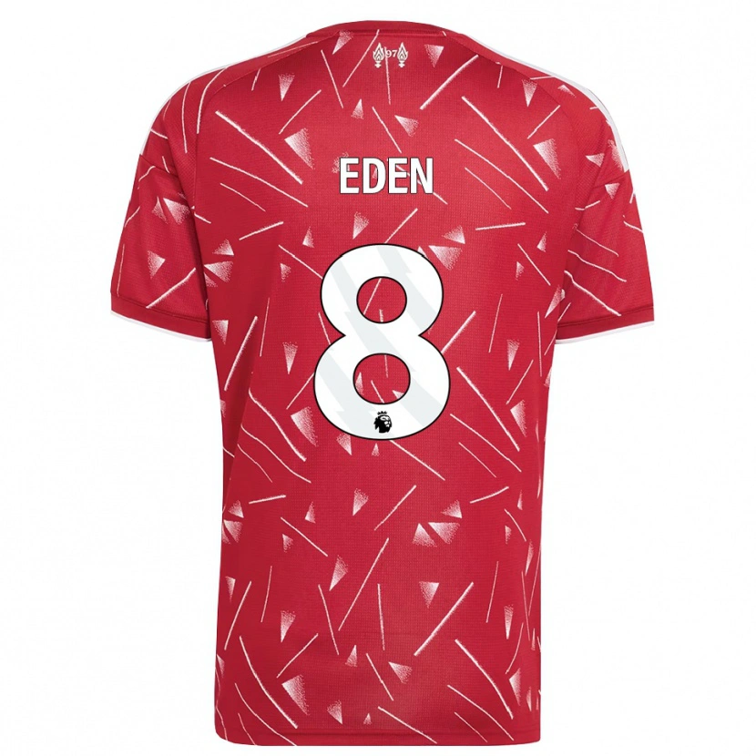 Danxen Homem Camisola Luca Eden #8 Branco Vermelho Principal 2026/27 Camisa Brasil