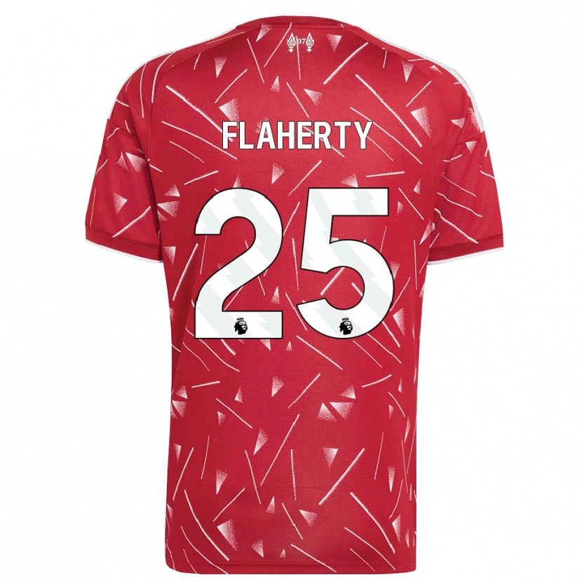 Danxen Homem Camisola Gilly Flaherty #25 Branco Vermelho Principal 2026/27 Camisa Brasil