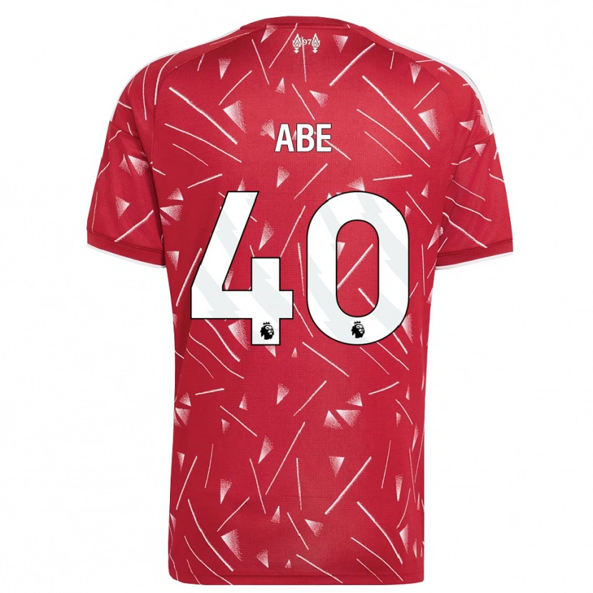 Danxen Homem Camisola Joshua Abe #40 Branco Vermelho Principal 2026/27 Camisa Brasil