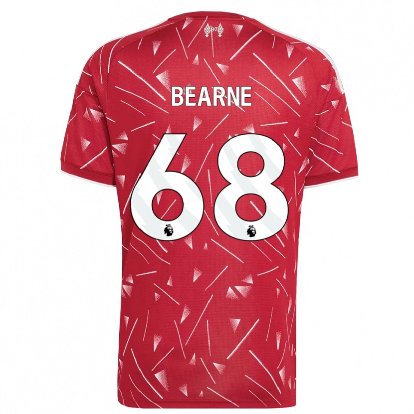 Danxen Homem Camisola Jack Bearne #68 Branco Vermelho Principal 2026/27 Camisa Brasil