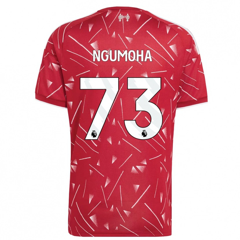 Danxen Homem Camisola Rio Ngumoha #73 Branco Vermelho Principal 2026/27 Camisa Brasil