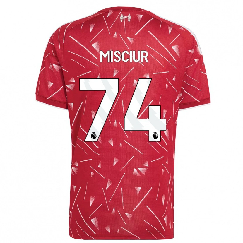 Danxen Homem Camisola Kornel Misciur #74 Branco Vermelho Principal 2026/27 Camisa Brasil