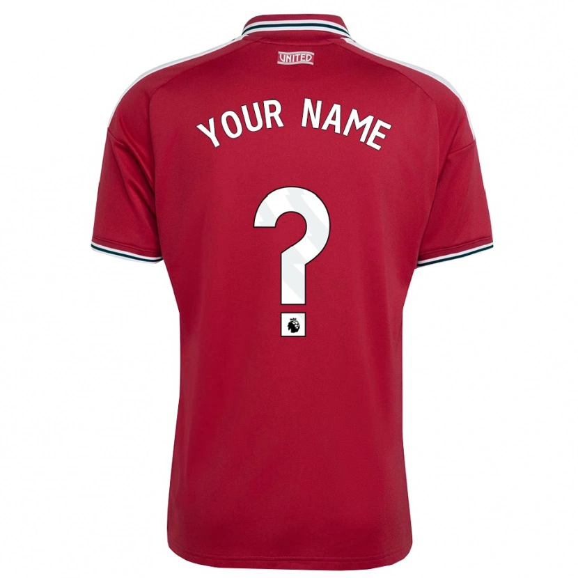 Danxen Homem Camisola Seu Nome #0 Vermelho Amarelo Branco Principal 2026/27 Camisa Brasil