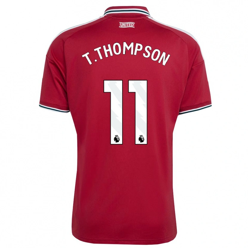 Danxen Homem Camisola Tynan Thompson #11 Vermelho Amarelo Branco Principal 2026/27 Camisa Brasil