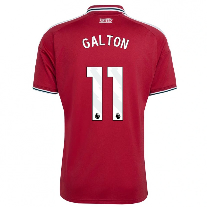 Danxen Homem Camisola Leah Galton #11 Vermelho Amarelo Branco Principal 2026/27 Camisa Brasil