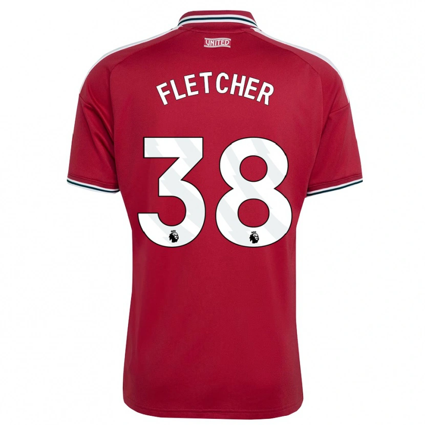 Danxen Homem Camisola Jack Fletcher #38 Vermelho Amarelo Branco Principal 2026/27 Camisa Brasil