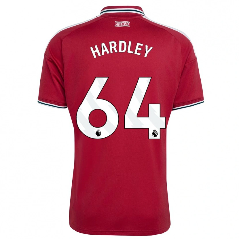Danxen Homem Camisola Bjorn Hardley #64 Vermelho Amarelo Branco Principal 2026/27 Camisa Brasil