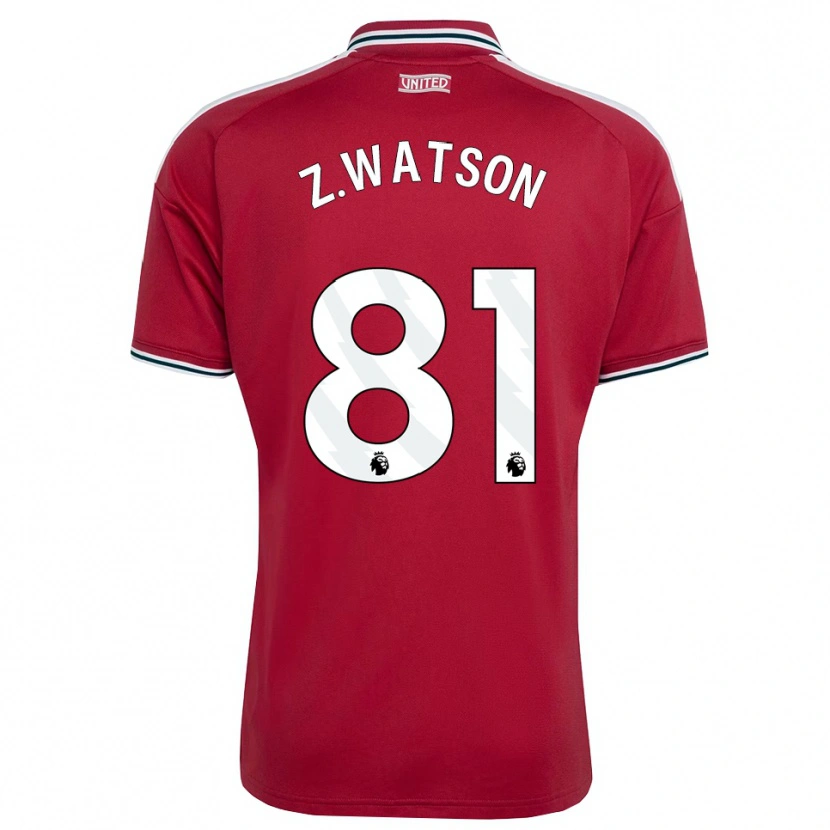 Danxen Homem Camisola Zac Watson #81 Vermelho Amarelo Branco Principal 2026/27 Camisa Brasil