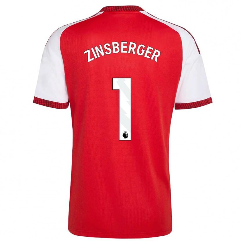 Danxen Homem Camisola Manuela Zinsberger #1 Vermelho Branco Preto Principal 2026/27 Camisa Brasil