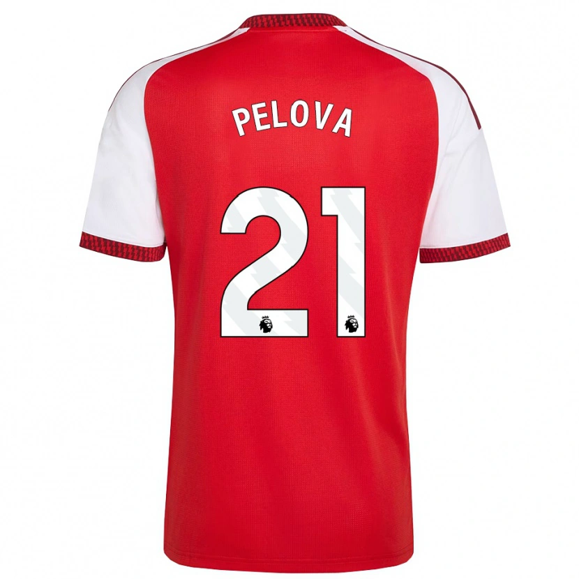 Danxen Homem Camisola Victoria Pelova #21 Vermelho Branco Preto Principal 2026/27 Camisa Brasil