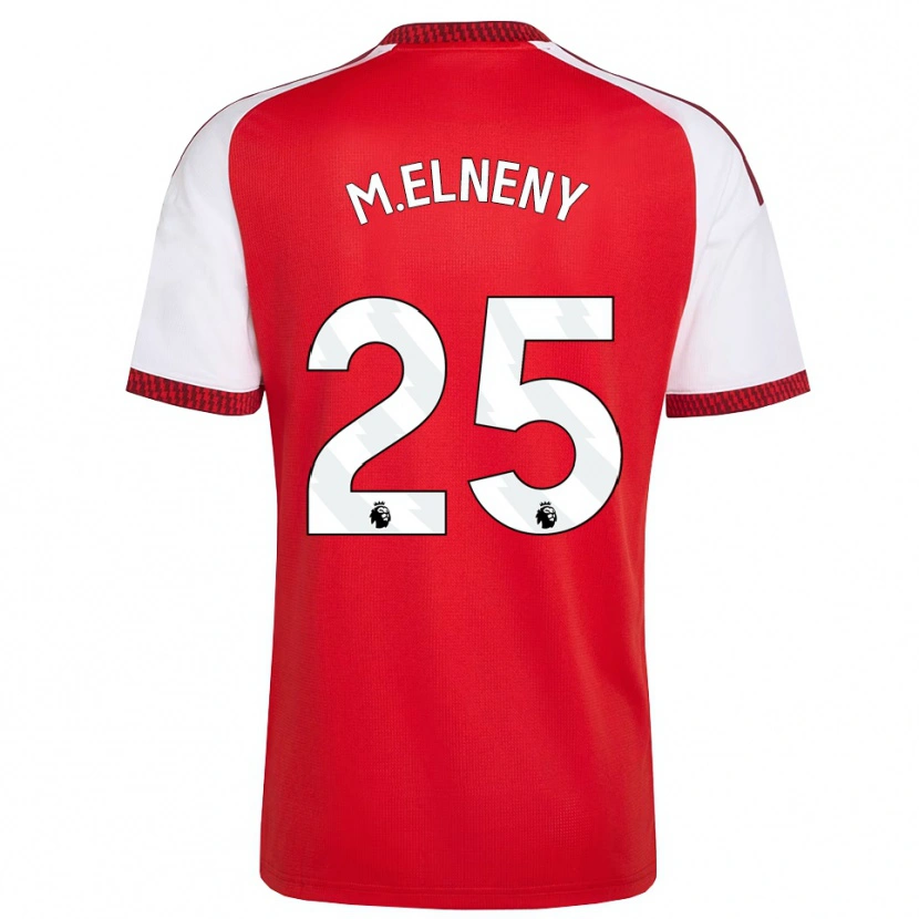 Danxen Homem Camisola Mohamed Elneny #25 Vermelho Branco Preto Principal 2026/27 Camisa Brasil