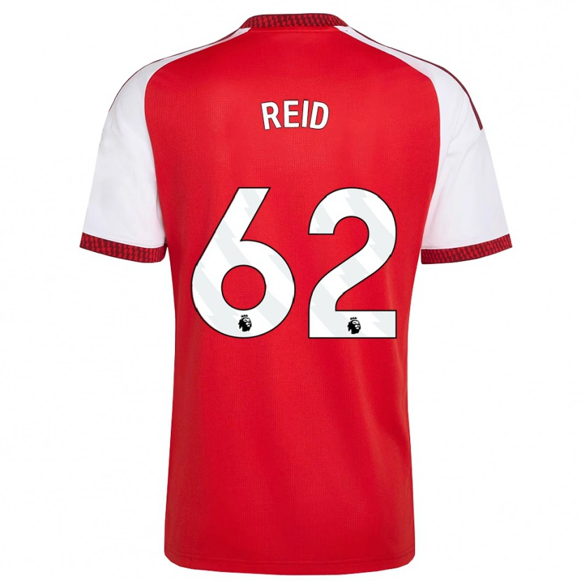 Danxen Homem Camisola Katie Reid #62 Vermelho Branco Preto Principal 2026/27 Camisa Brasil