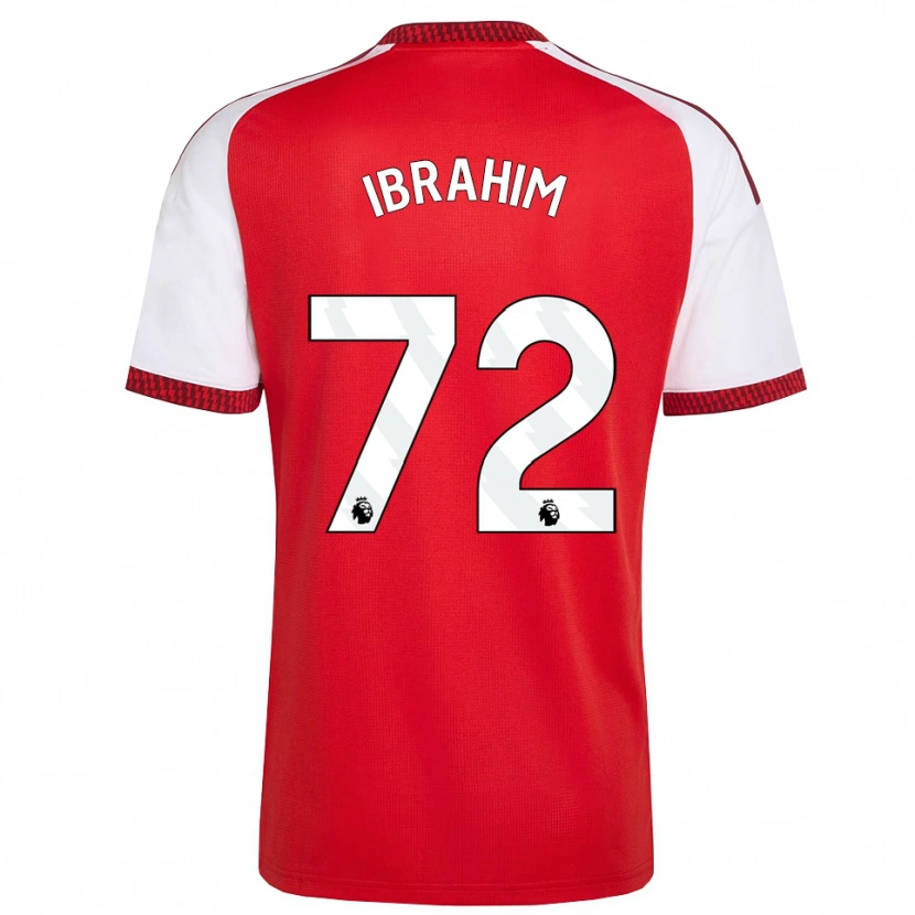 Danxen Homem Camisola Ife Ibrahim #72 Vermelho Branco Preto Principal 2026/27 Camisa Brasil