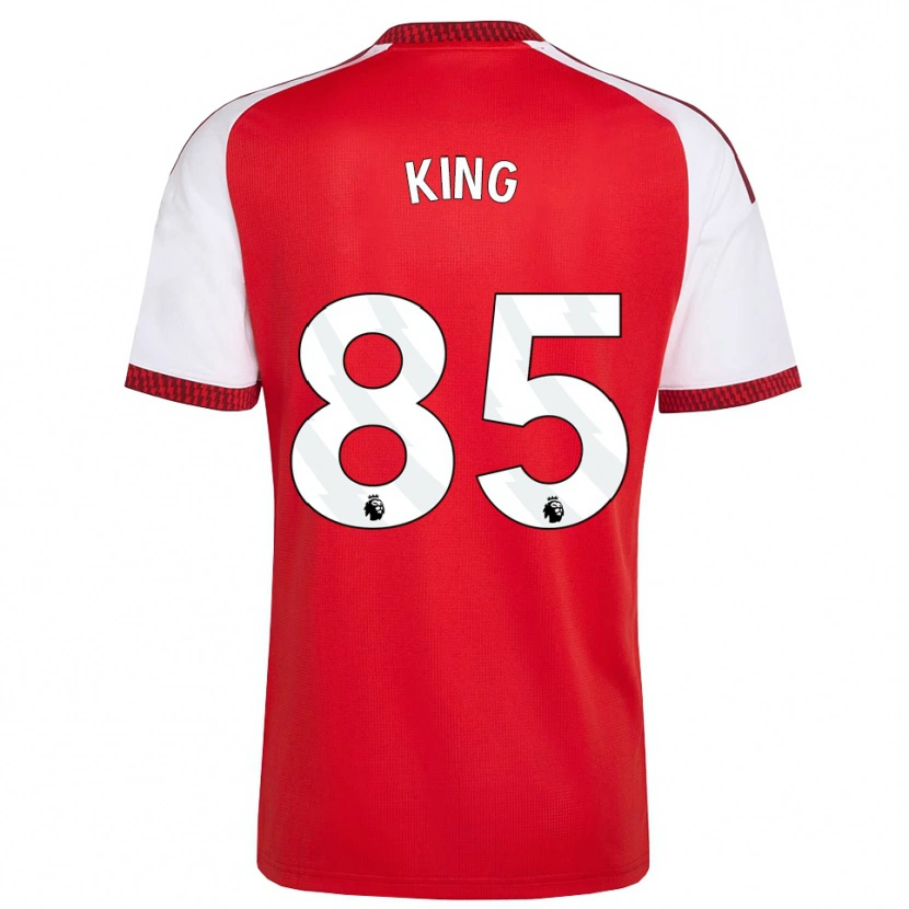 Danxen Homem Camisola Josiah King #85 Vermelho Branco Preto Principal 2026/27 Camisa Brasil