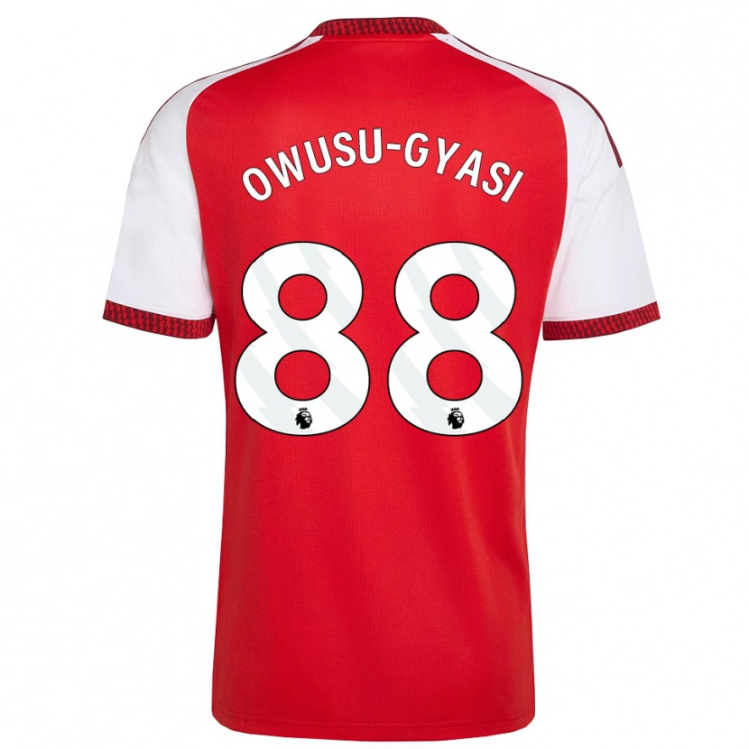 Danxen Homem Camisola Abraham Owusu-Gyasi #88 Vermelho Branco Preto Principal 2026/27 Camisa Brasil