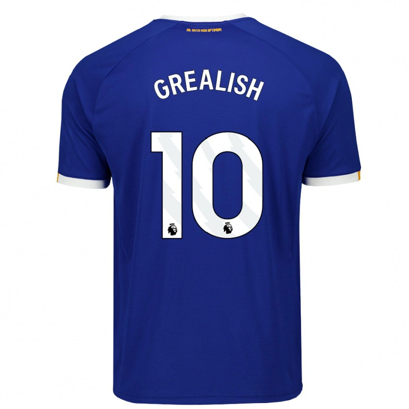 Danxen Homem Camisola Jack Grealish #10 Azul Branco Amarelo Principal 2026/27 Camisa Brasil