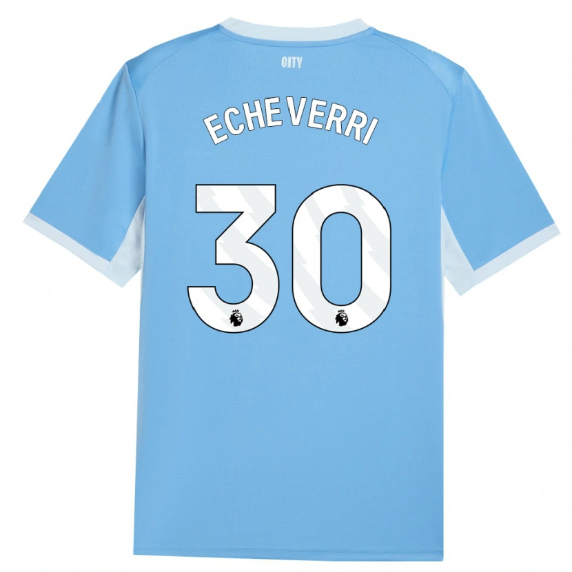 Danxen Homem Camisola Claudio Echeverri #30 Lightskyblue Branco Principal 2026/27 Camisa Brasil