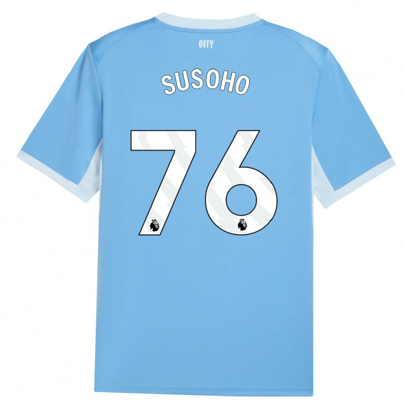 Danxen Homem Camisola Mahamadou Susoho #76 Lightskyblue Branco Principal 2026/27 Camisa Brasil