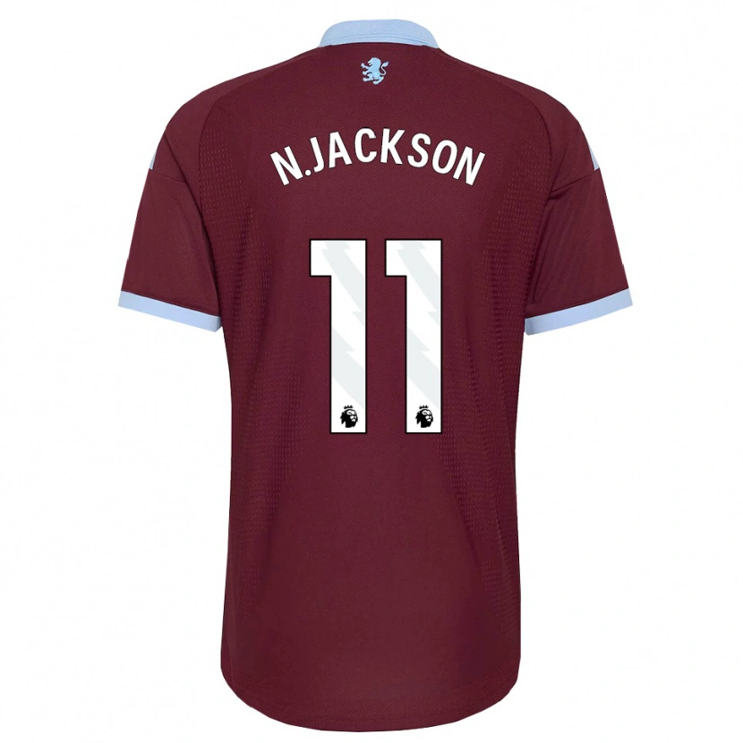 Danxen Homem Camisola Nicolas Jackson #11 Cornflowerblue Borgonha Principal 2026/27 Camisa Brasil