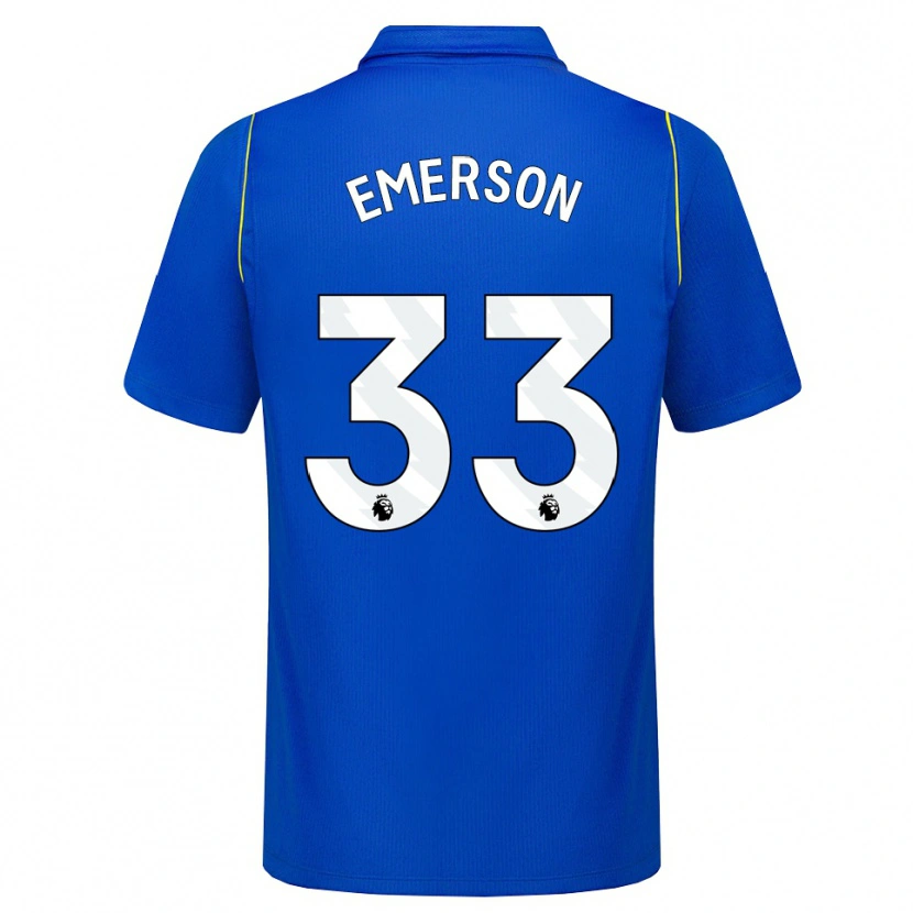 Danxen Homem Camisola Emerson #33 Azul Amarelo Principal 2026/27 Camisa Brasil
