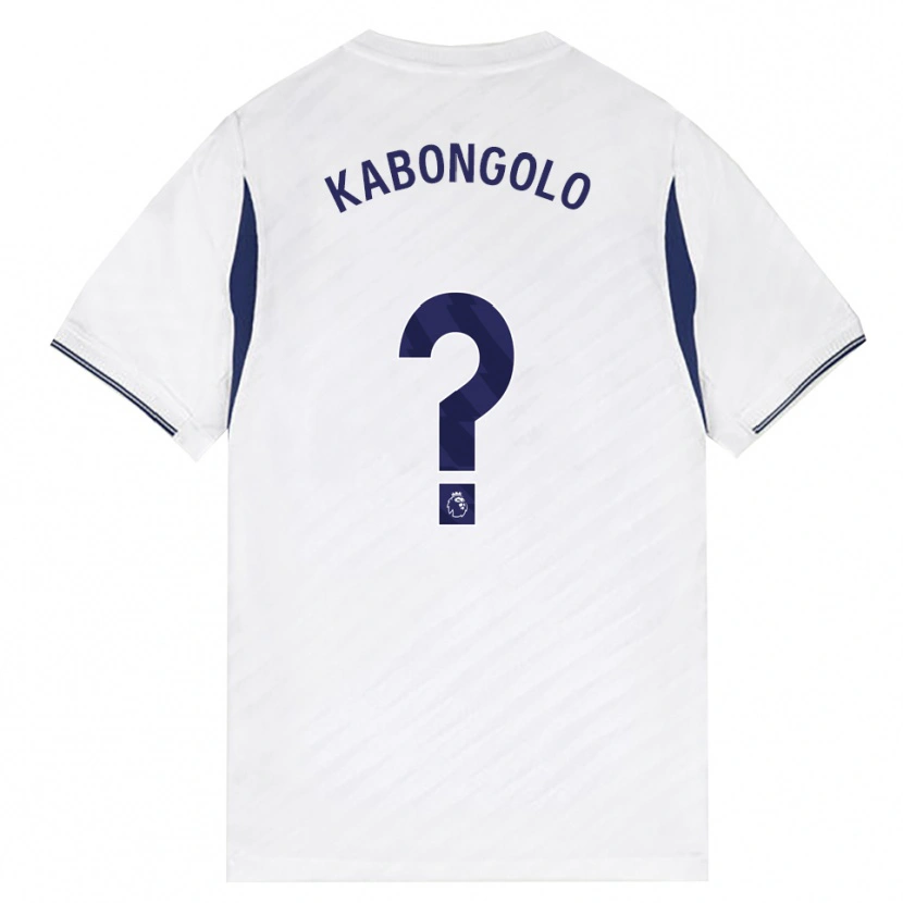 Danxen Homem Camisola Melvyn Kabongolo #0 Branco Vermelho Roxo Principal 2026/27 Camisa Brasil