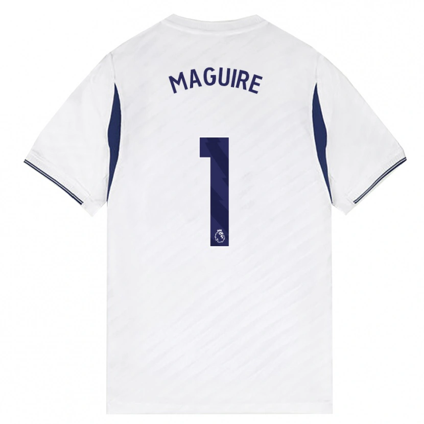 Danxen Homem Camisola Aaron Maguire #1 Branco Vermelho Roxo Principal 2026/27 Camisa Brasil