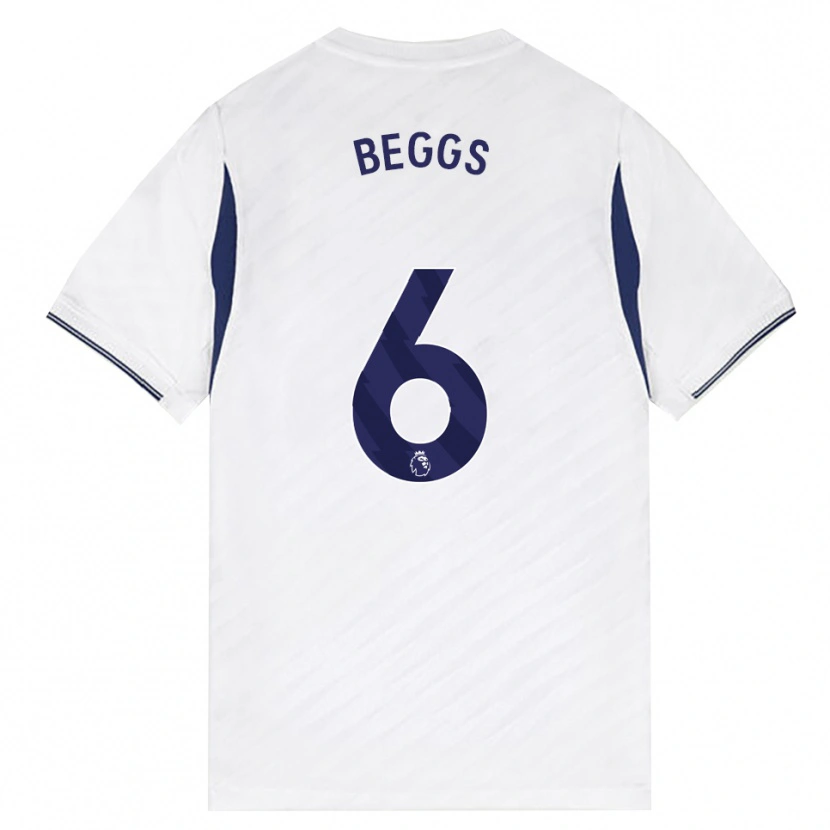 Danxen Homem Camisola Jamel Beggs #6 Branco Vermelho Roxo Principal 2026/27 Camisa Brasil