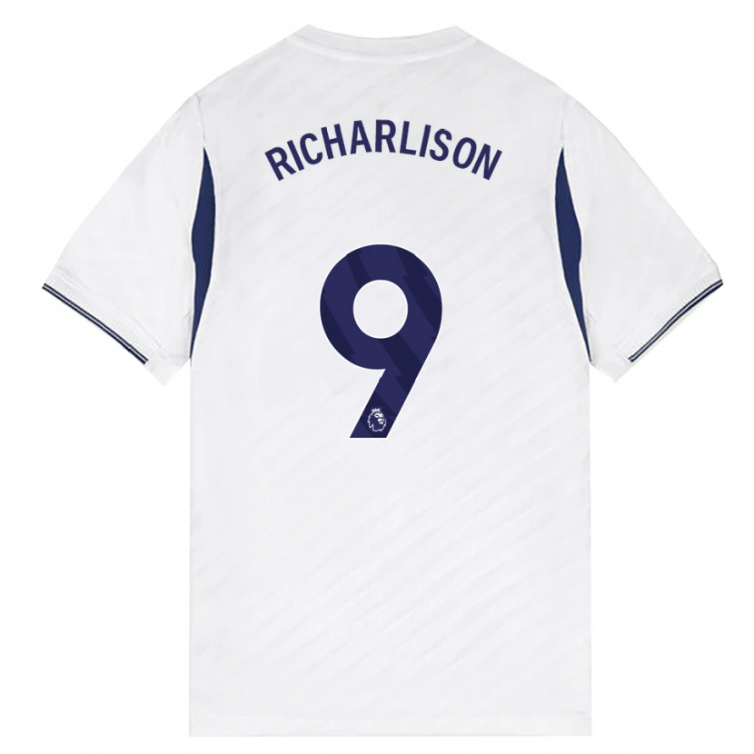 Danxen Homem Camisola Richarlison De Andrade #9 Branco Vermelho Roxo Principal 2026/27 Camisa Brasil