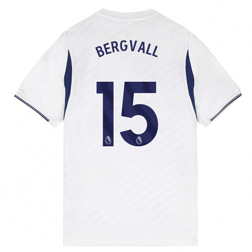 Danxen Homem Camisola Lucas Bergvall #15 Branco Vermelho Roxo Principal 2026/27 Camisa Brasil