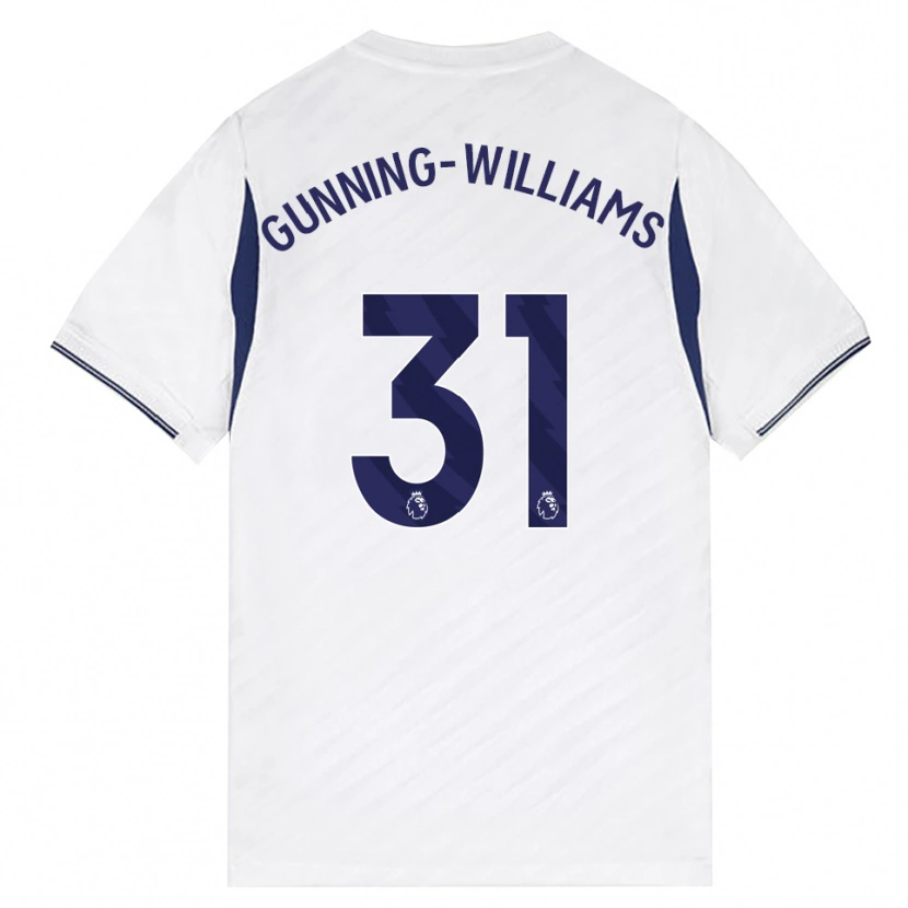 Danxen Homem Camisola Lenna Gunning-Williams #31 Branco Vermelho Roxo Principal 2026/27 Camisa Brasil