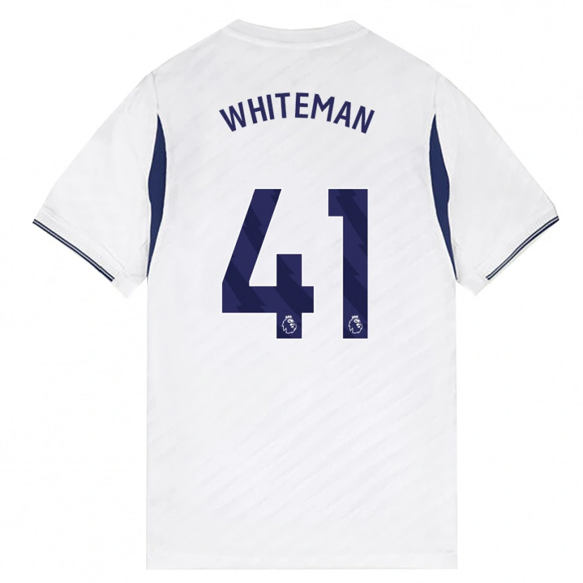 Danxen Homem Camisola Alfie Whiteman #41 Branco Vermelho Roxo Principal 2026/27 Camisa Brasil