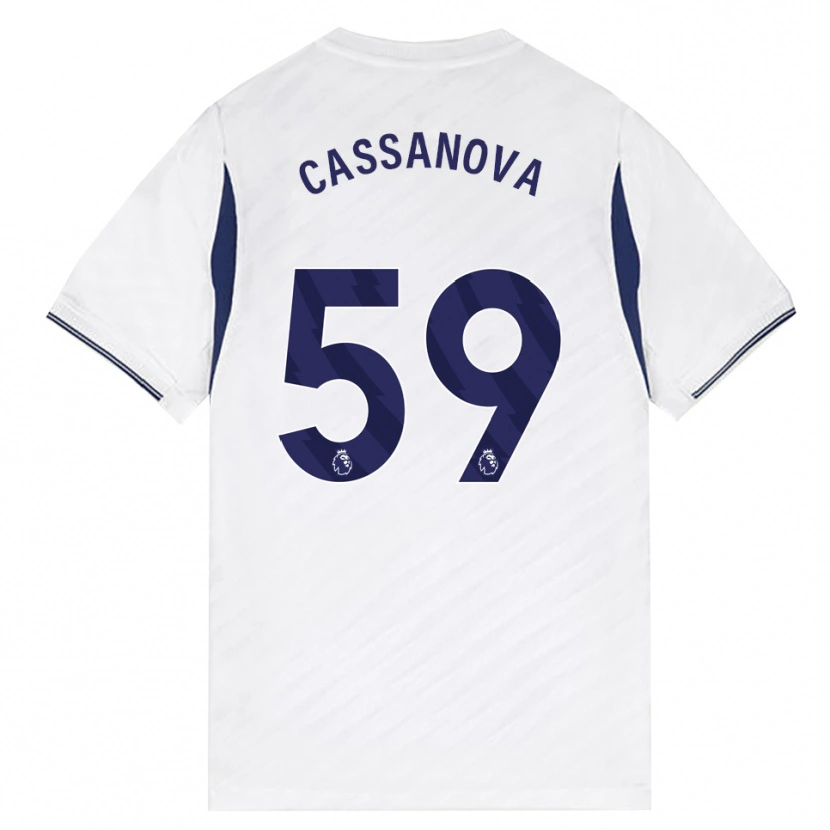 Danxen Homem Camisola Dante Cassanova #59 Branco Vermelho Roxo Principal 2026/27 Camisa Brasil