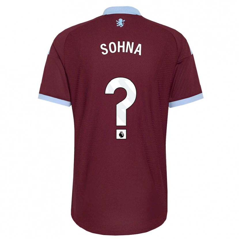 Danxen Homem Camisola Myles Sohna #0 Cornflowerblue Borgonha Principal 2026/27 Camisa Brasil