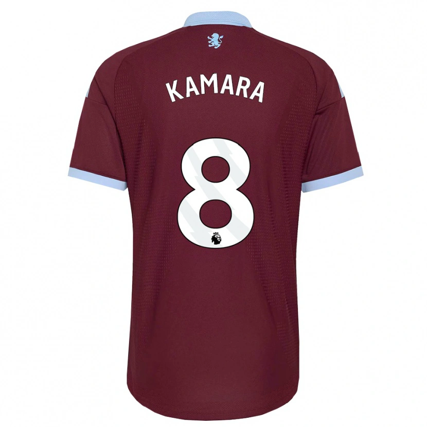 Danxen Homem Camisola Boubacar Kamara #8 Cornflowerblue Borgonha Principal 2026/27 Camisa Brasil