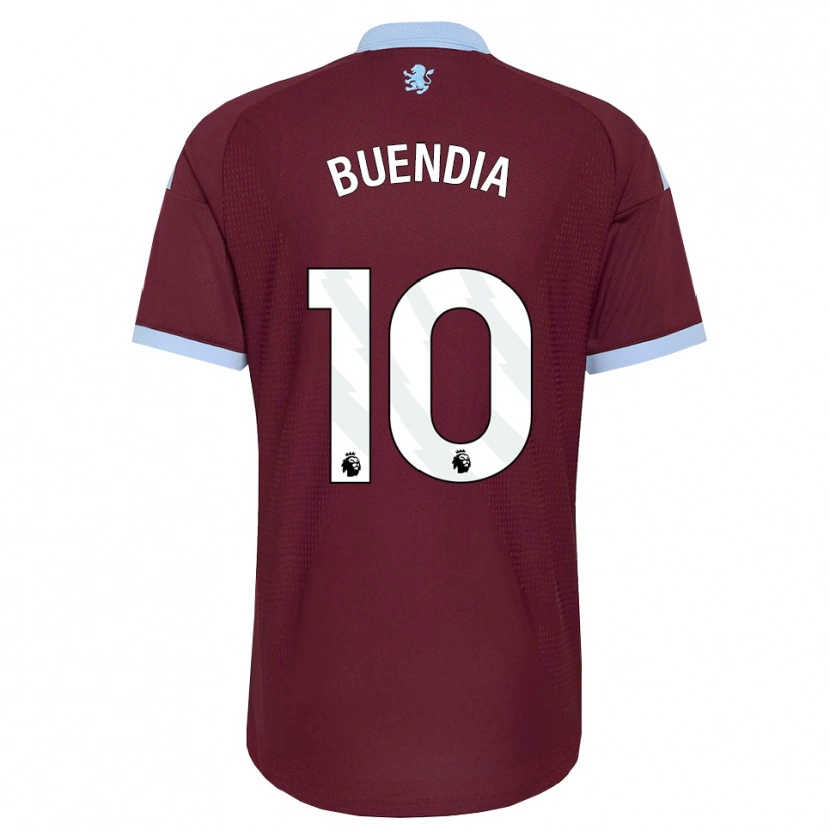 Danxen Homem Camisola Emiliano Buendía #10 Cornflowerblue Borgonha Principal 2026/27 Camisa Brasil
