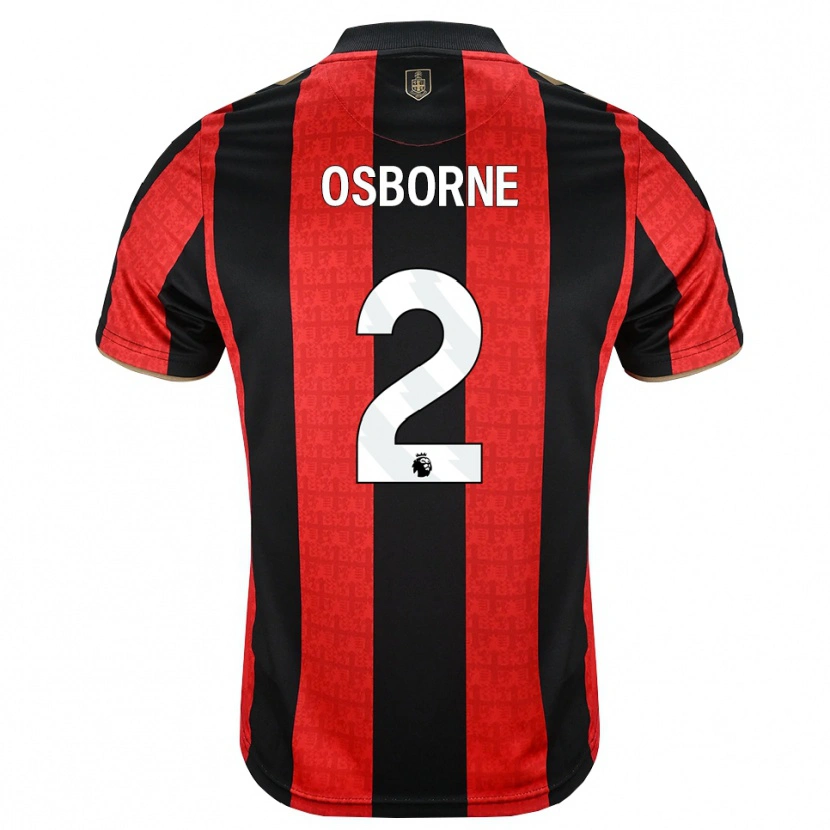 Danxen Homem Camisola Charlie Osborne #2 Goldenrod Vermelho Preto Principal 2026/27 Camisa Brasil