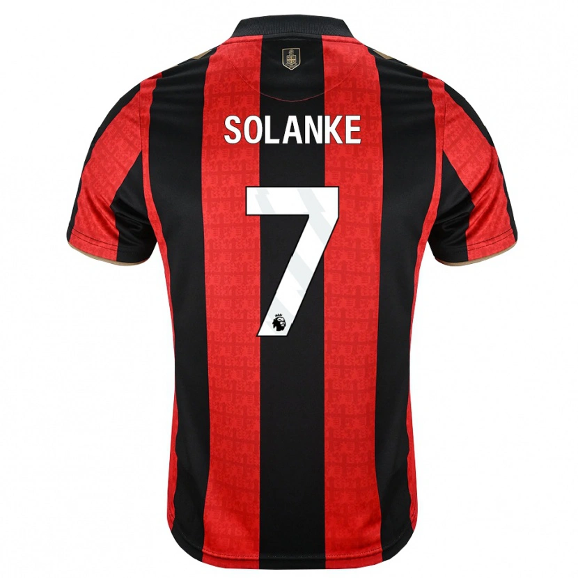 Danxen Homem Camisola Ade Solanke #7 Goldenrod Vermelho Preto Principal 2026/27 Camisa Brasil