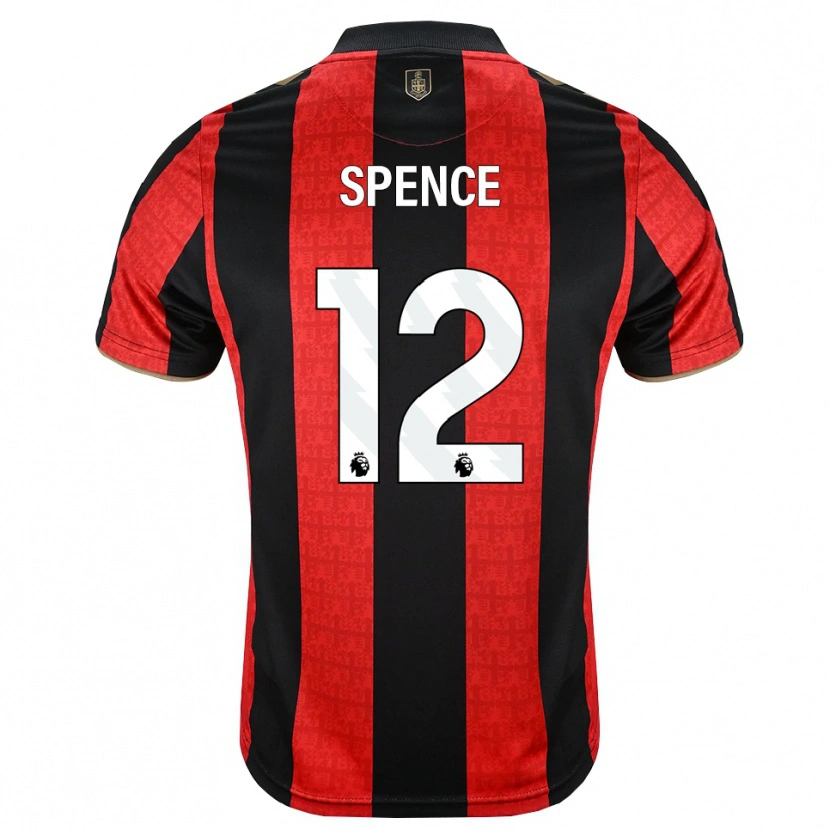 Danxen Homem Camisola Joe Spence #12 Goldenrod Vermelho Preto Principal 2026/27 Camisa Brasil