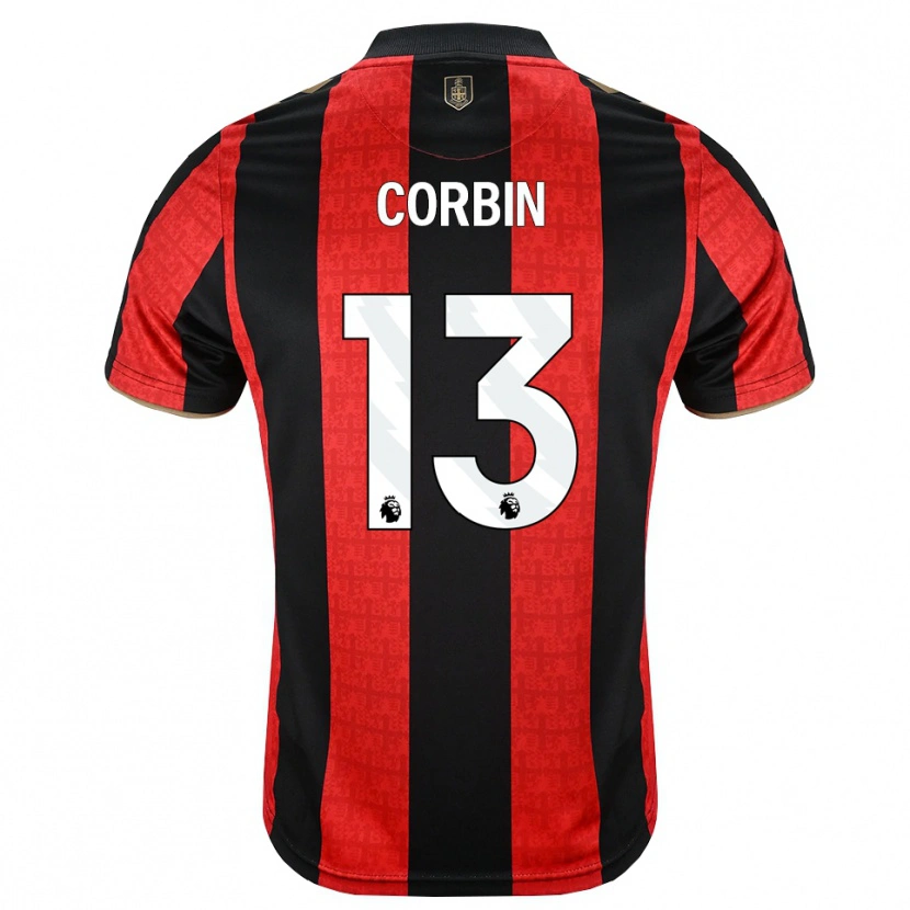 Danxen Homem Camisola Helen Corbin #13 Goldenrod Vermelho Preto Principal 2026/27 Camisa Brasil