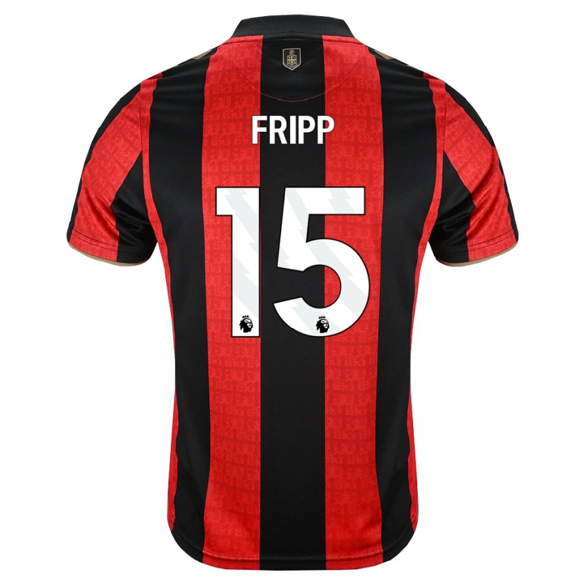 Danxen Homem Camisola Kelly Fripp #15 Goldenrod Vermelho Preto Principal 2026/27 Camisa Brasil