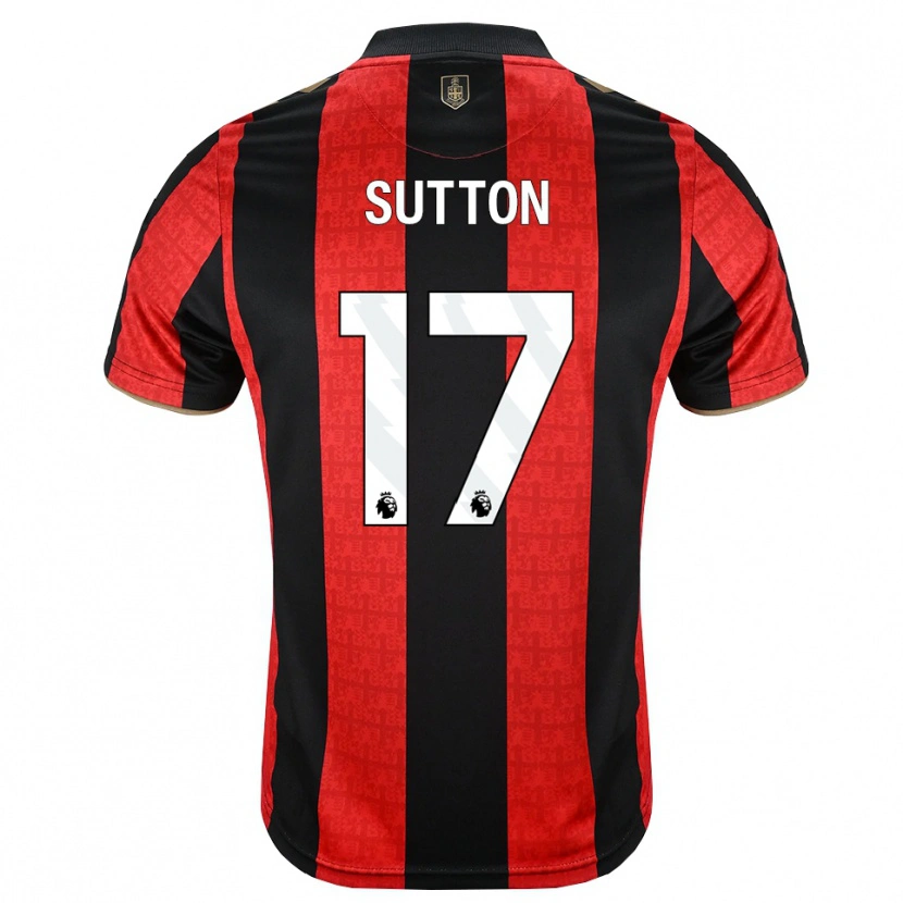 Danxen Homem Camisola Zach Sutton #17 Goldenrod Vermelho Preto Principal 2026/27 Camisa Brasil