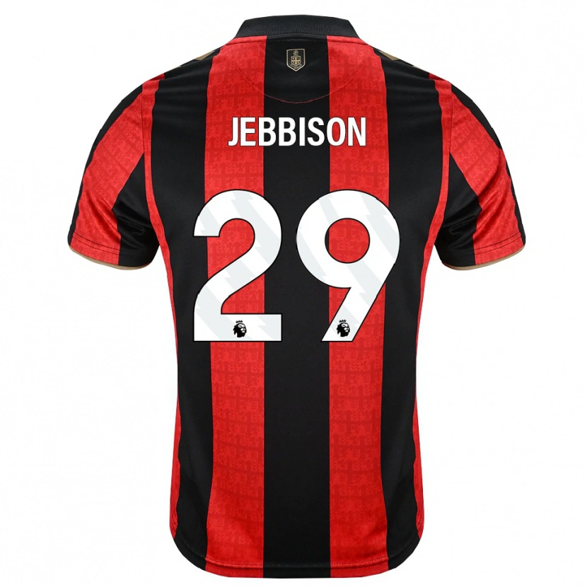 Danxen Homem Camisola Daniel Jebbison #29 Goldenrod Vermelho Preto Principal 2026/27 Camisa Brasil