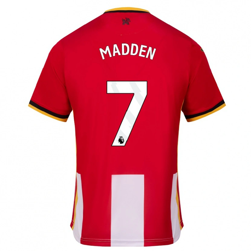 Danxen Homem Camisola Coran Madden #7 Amarelo Preto Vermelho Principal 2026/27 Camisa Brasil