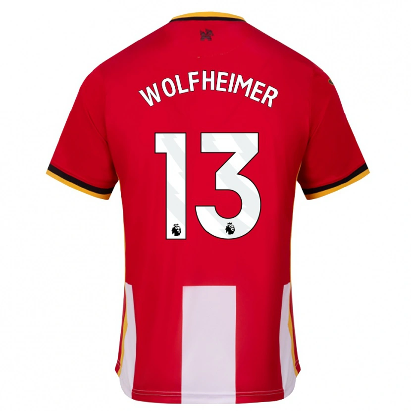 Danxen Homem Camisola Connor Wolfheimer #13 Amarelo Preto Vermelho Principal 2026/27 Camisa Brasil