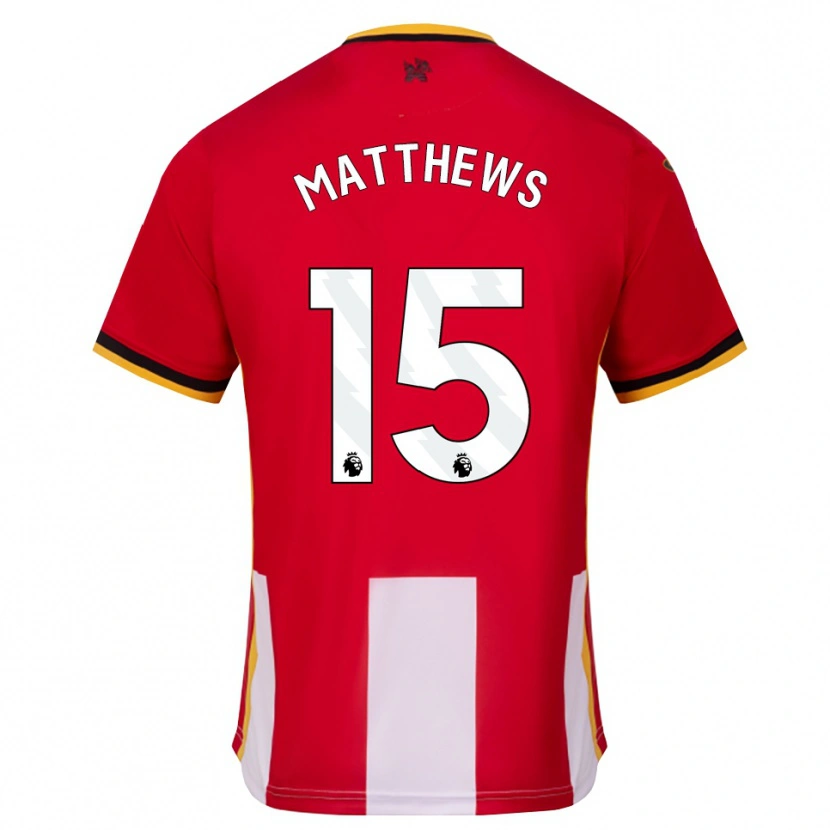 Danxen Homem Camisola Kirsty Matthews #15 Amarelo Preto Vermelho Principal 2026/27 Camisa Brasil