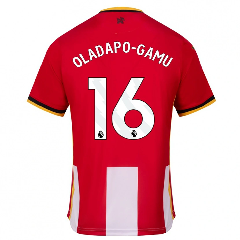 Danxen Homem Camisola Josh Oladapo-Gamu #16 Amarelo Preto Vermelho Principal 2026/27 Camisa Brasil