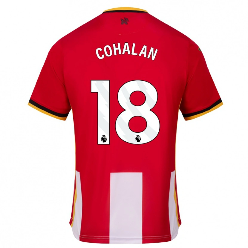 Danxen Homem Camisola Chris Cohalan #18 Amarelo Preto Vermelho Principal 2026/27 Camisa Brasil
