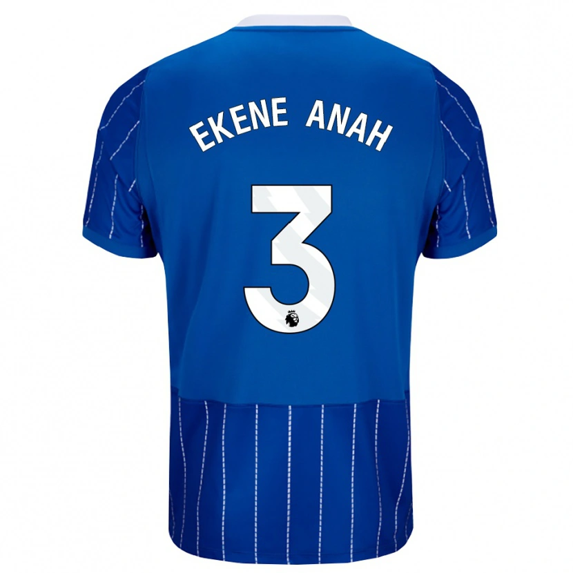 Danxen Homem Camisola Cristiano Ekene Anah #3 Mediumblue Branco Principal 2026/27 Camisa Brasil